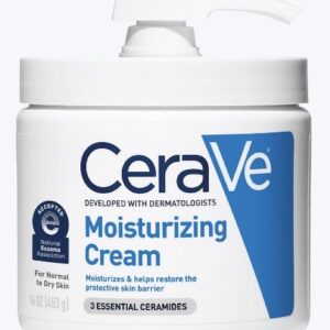 CeraVe Moisturizing Cream, 16 oz Jar with Pump